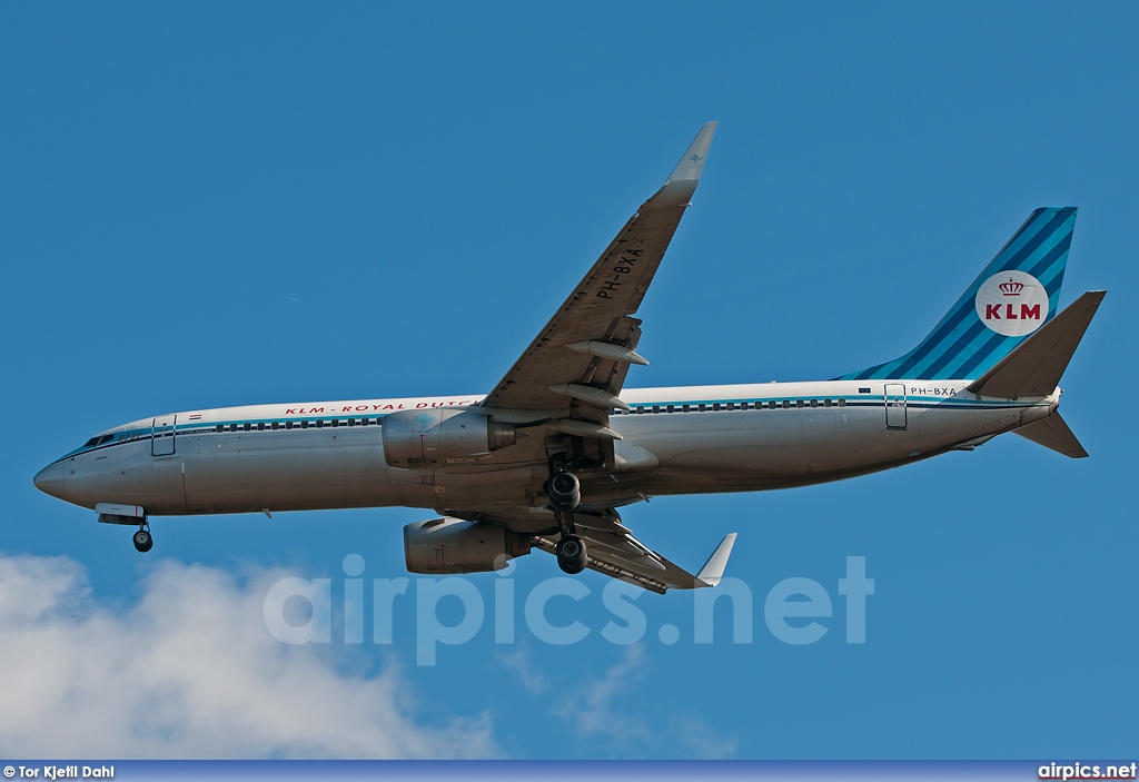 PH-BXA, Boeing 737-800, KLM Royal Dutch Airlines