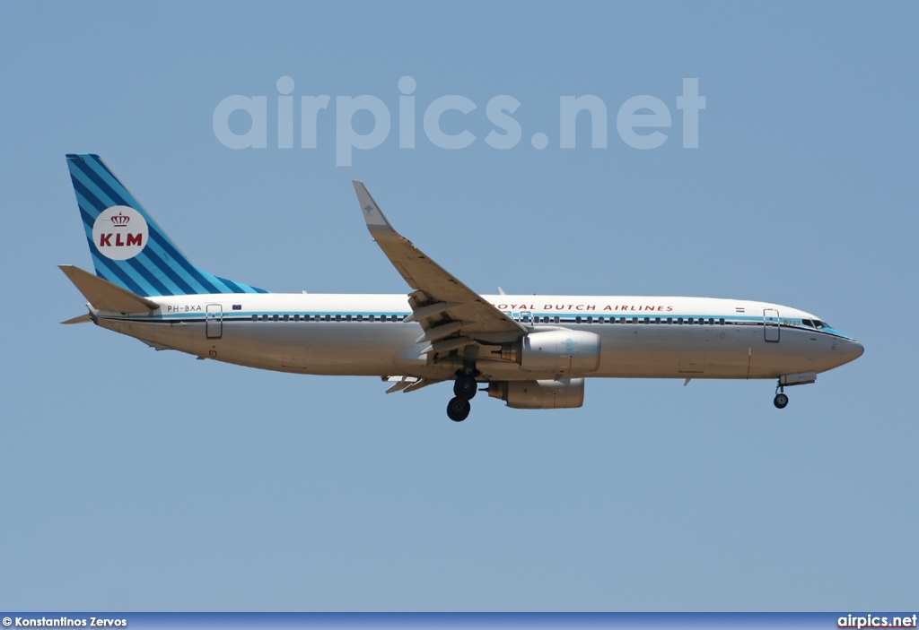 PH-BXA, Boeing 737-800, KLM Royal Dutch Airlines