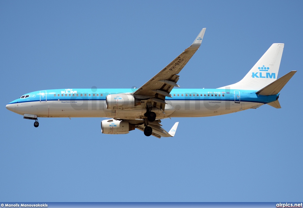 PH-BXD, Boeing 737-800, KLM Royal Dutch Airlines