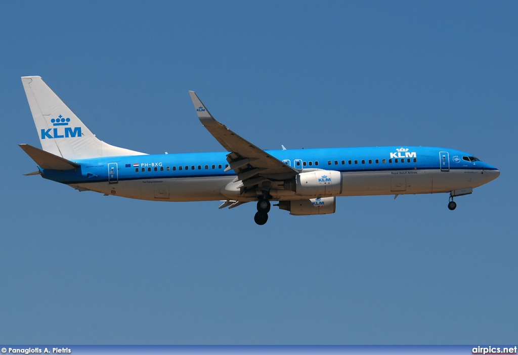 PH-BXG, Boeing 737-800, KLM Royal Dutch Airlines