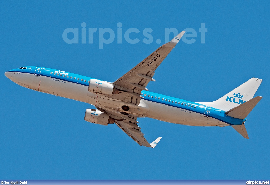 PH-BXG, Boeing 737-800, KLM Royal Dutch Airlines