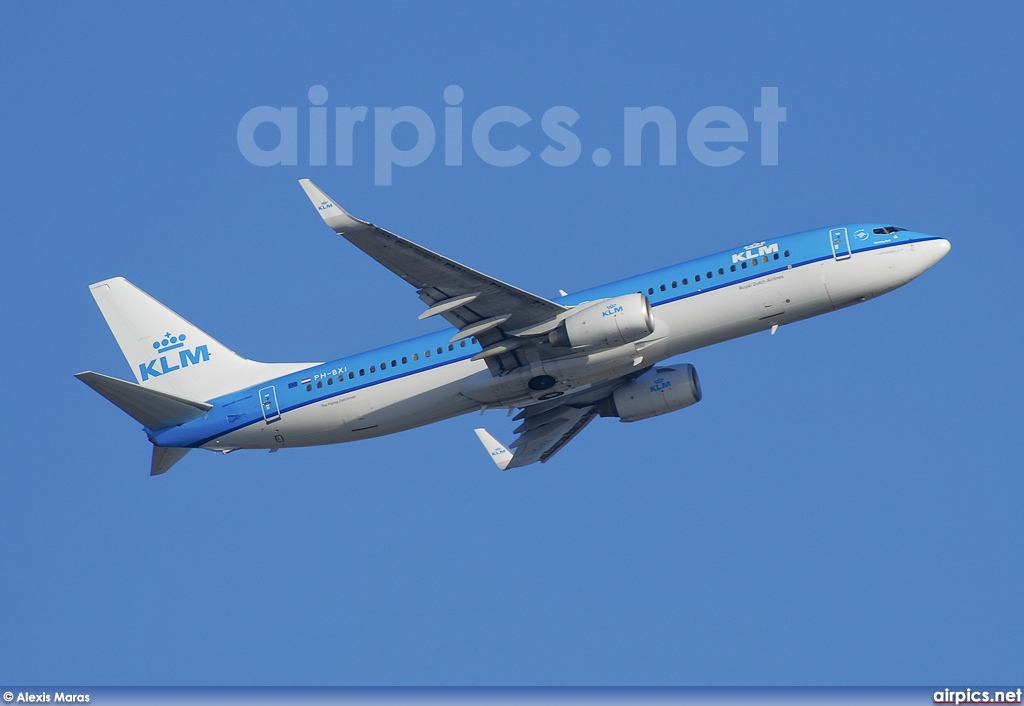 PH-BXI, Boeing 737-800, KLM Royal Dutch Airlines