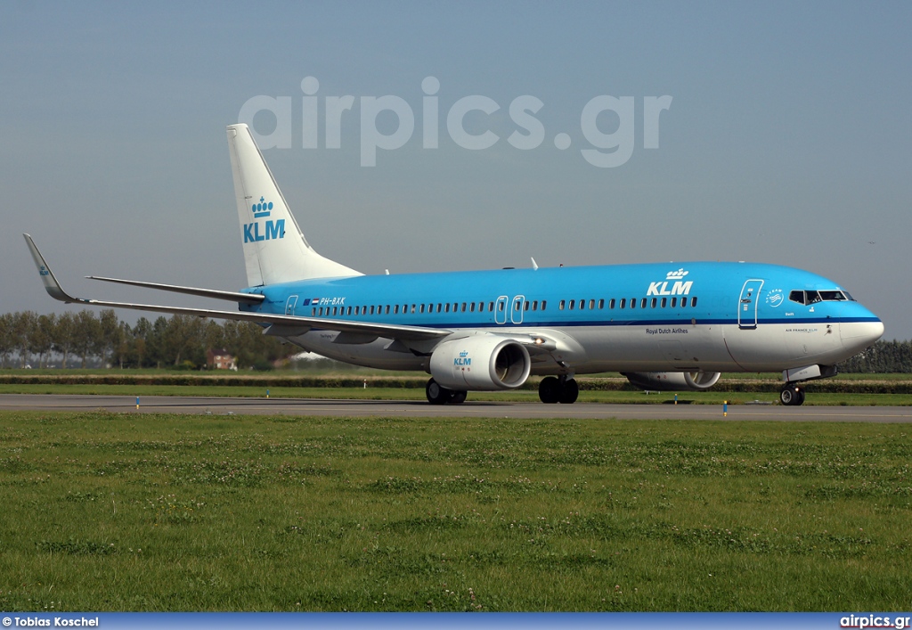 PH-BXK, Boeing 737-800, KLM Royal Dutch Airlines