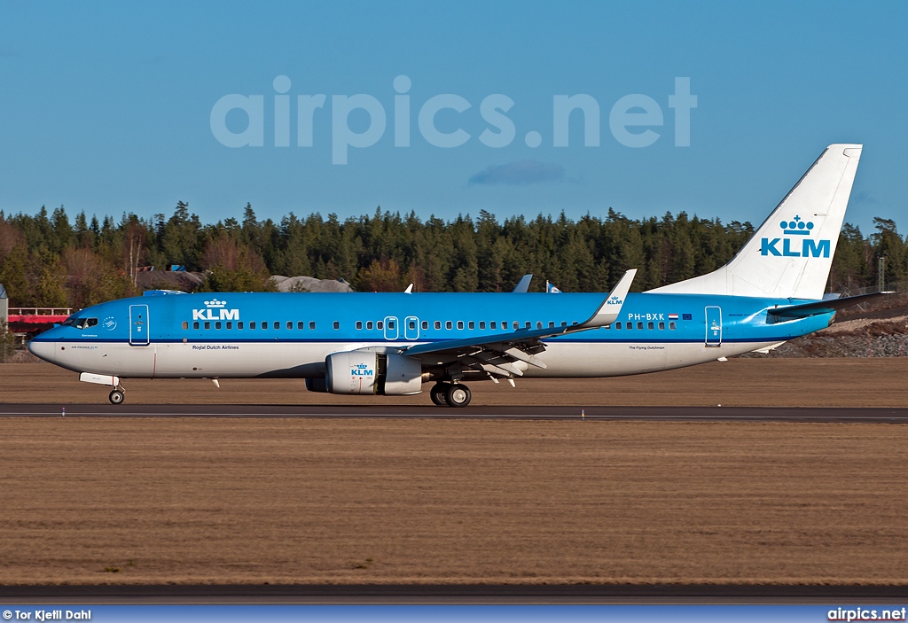 PH-BXK, Boeing 737-800, KLM Royal Dutch Airlines