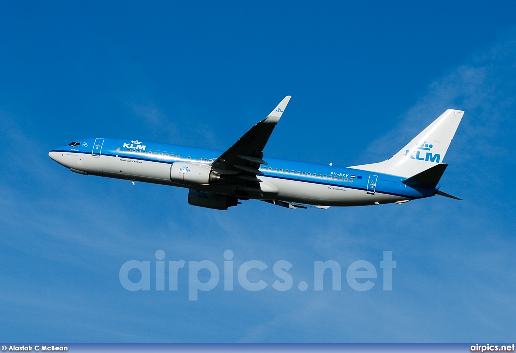 PH-BXV, Boeing 737-800, KLM Royal Dutch Airlines