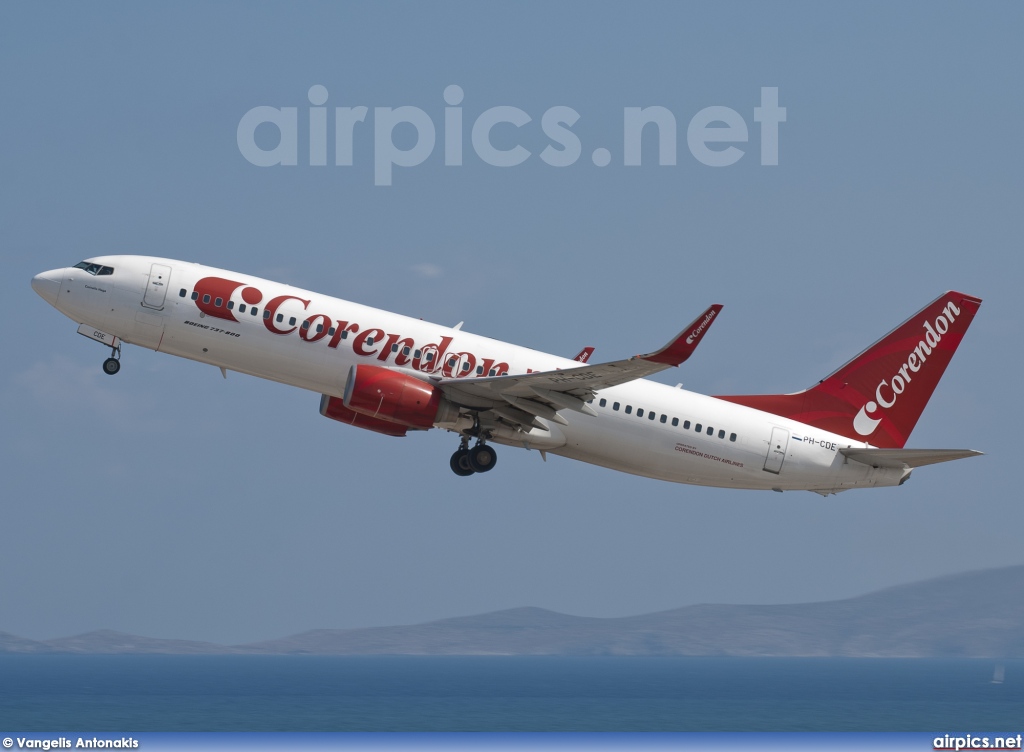 PH-CDE, Boeing 737-800, Corendon Airlines