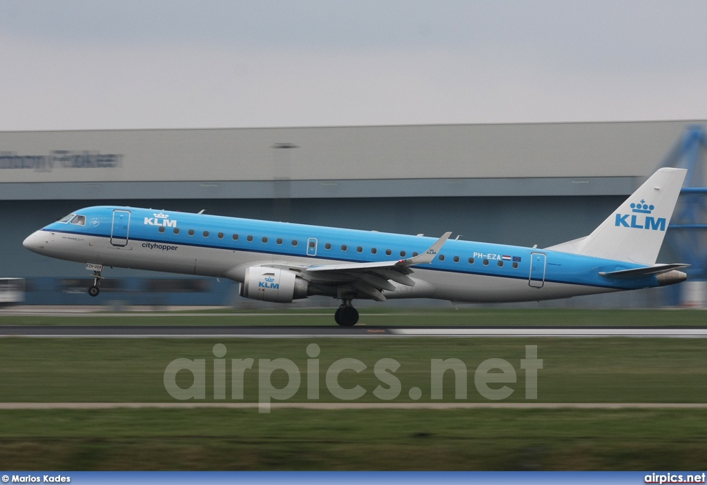 PH-EZA, Embraer ERJ 190-100STD (Embraer 190), KLM Cityhopper