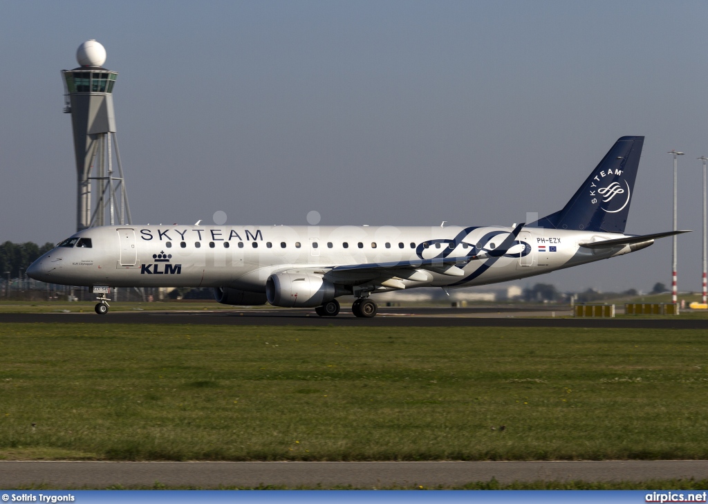 PH-EZX, Embraer ERJ 190-100STD (Embraer 190), KLM Cityhopper