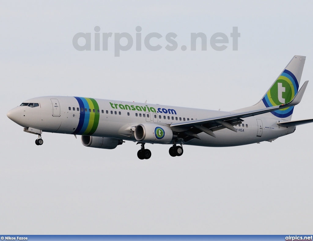 PH-HSA, Boeing 737-800, Transavia