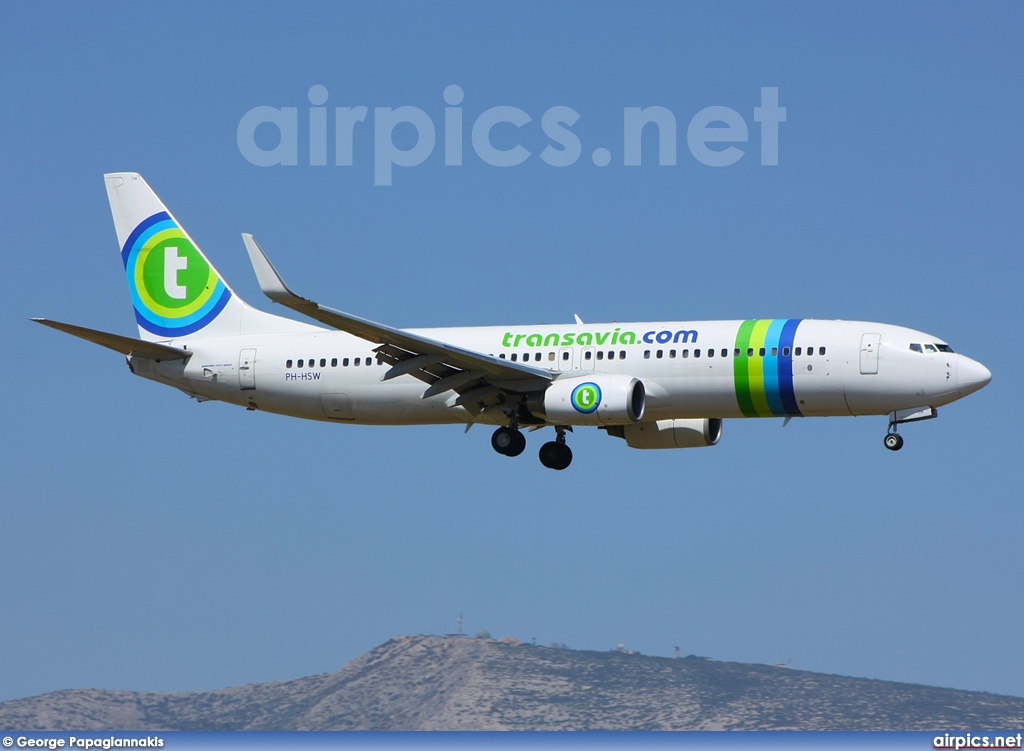 PH-HSW, Boeing 737-800, Transavia