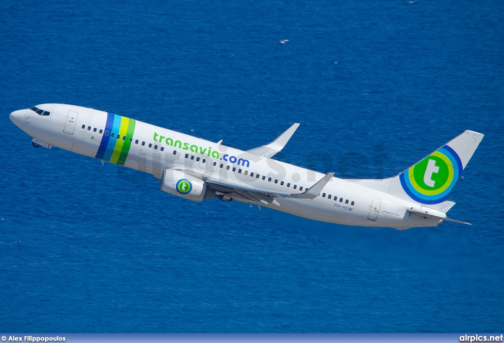 PH-HSW, Boeing 737-800, Transavia