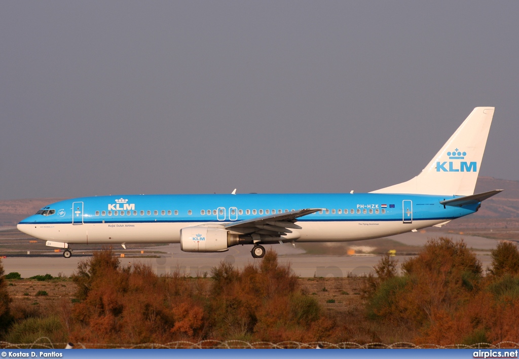 PH-HZK, Boeing 737-800, KLM Royal Dutch Airlines