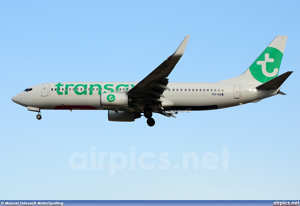 PH-HZW, Boeing 737-800, Transavia