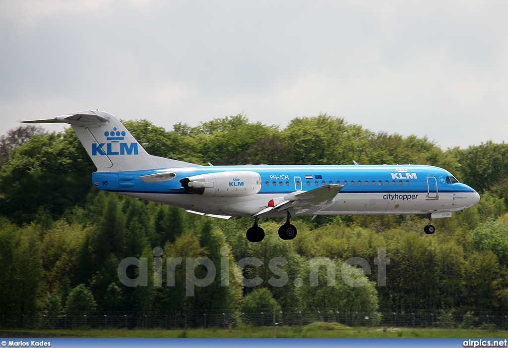 PH-JCH, Fokker 70, KLM Cityhopper