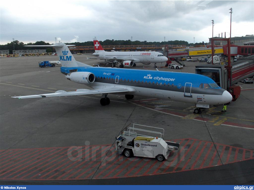 PH-JCT, Fokker 70, KLM Cityhopper