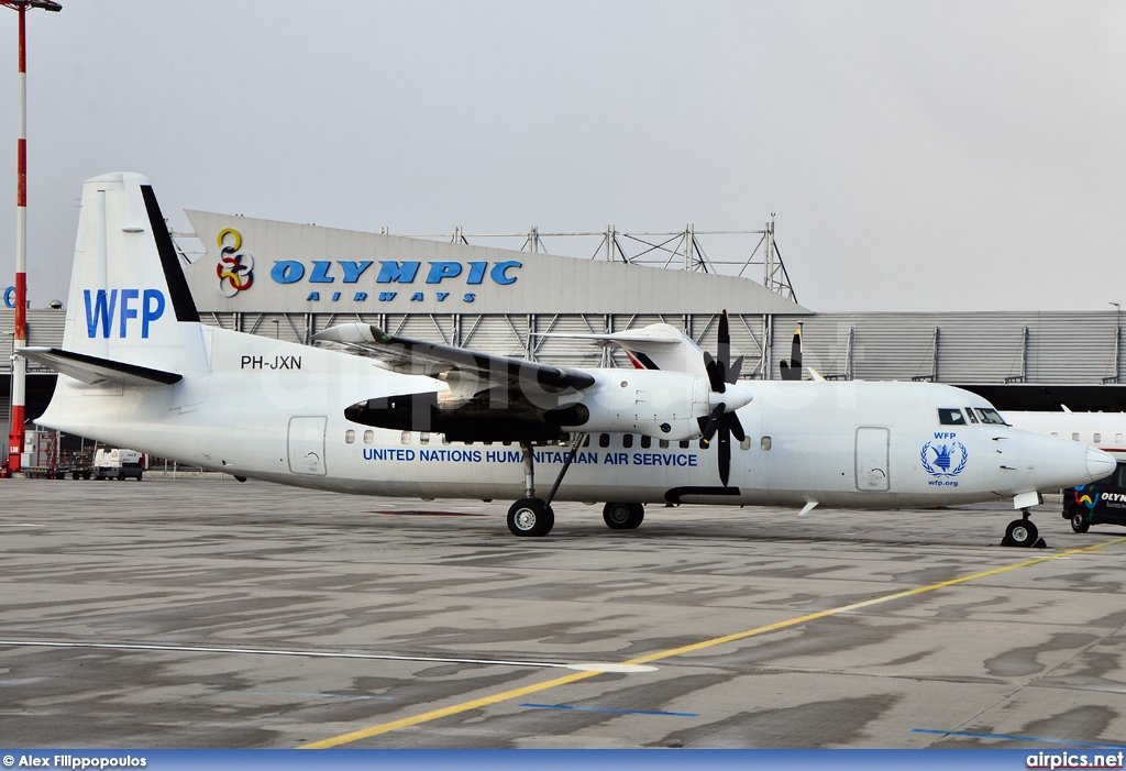 PH-JXN, Fokker 50, United Nations