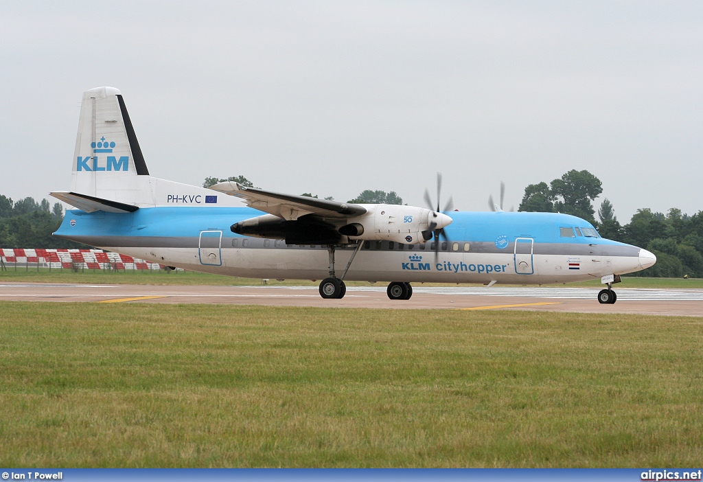 PH-KVC, Fokker 50, KLM Cityhopper