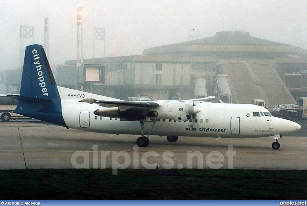 PH-KVD, Fokker 50, KLM Cityhopper