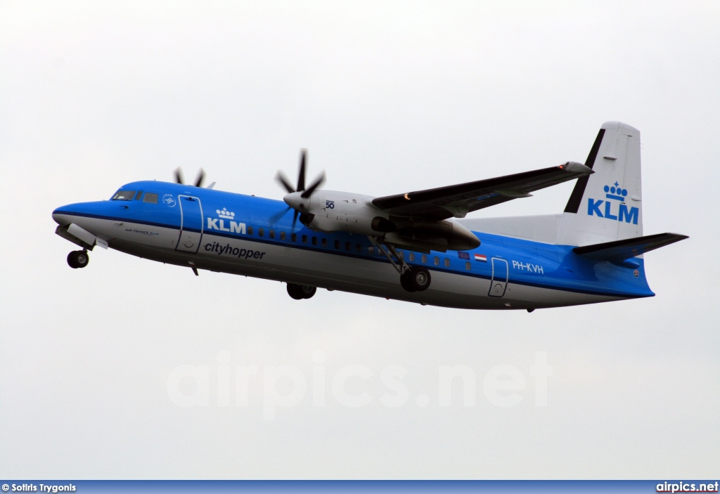 PH-KVH, Fokker 50, KLM Cityhopper