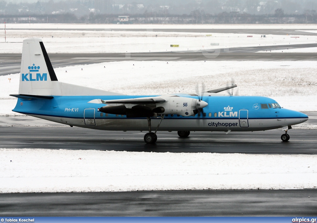 PH-KVI, Fokker 50, KLM Cityhopper