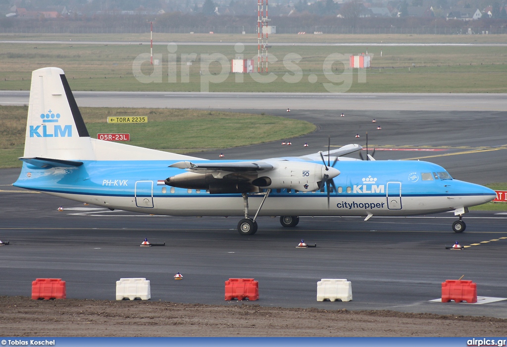 PH-KVK, Fokker 50, KLM Cityhopper