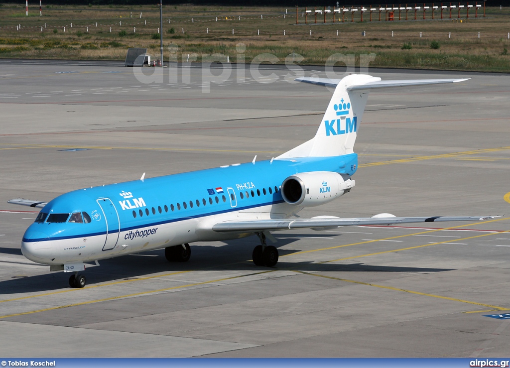 PH-KZA, Fokker 70, KLM Cityhopper