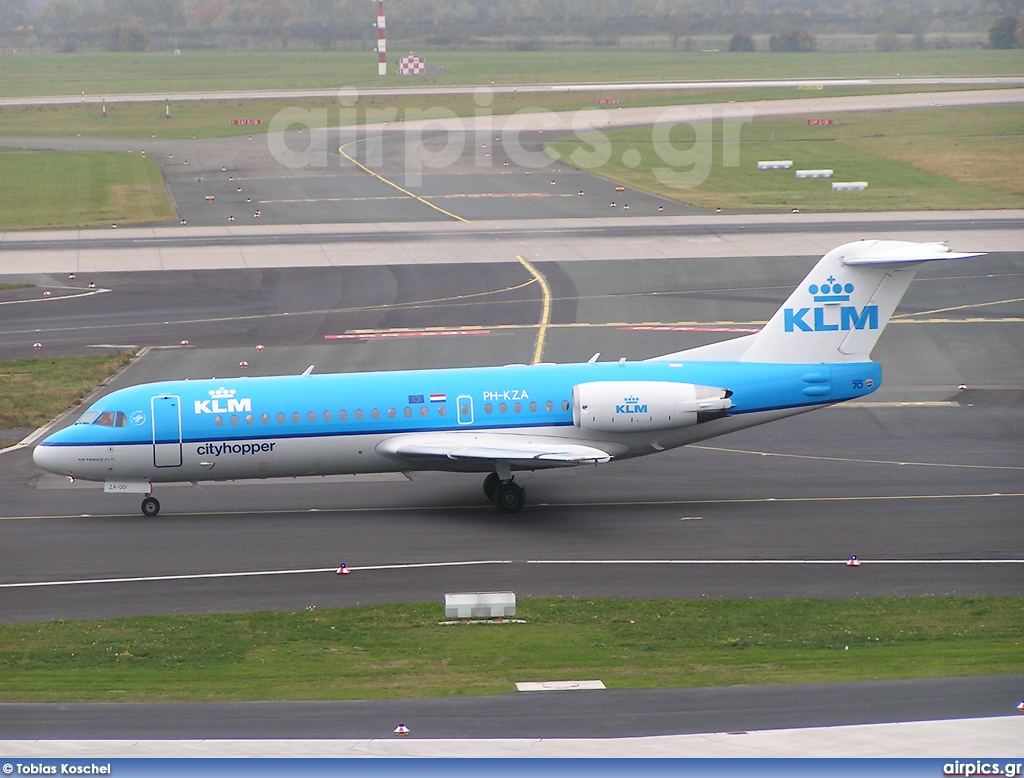 PH-KZA, Fokker 70, KLM Cityhopper