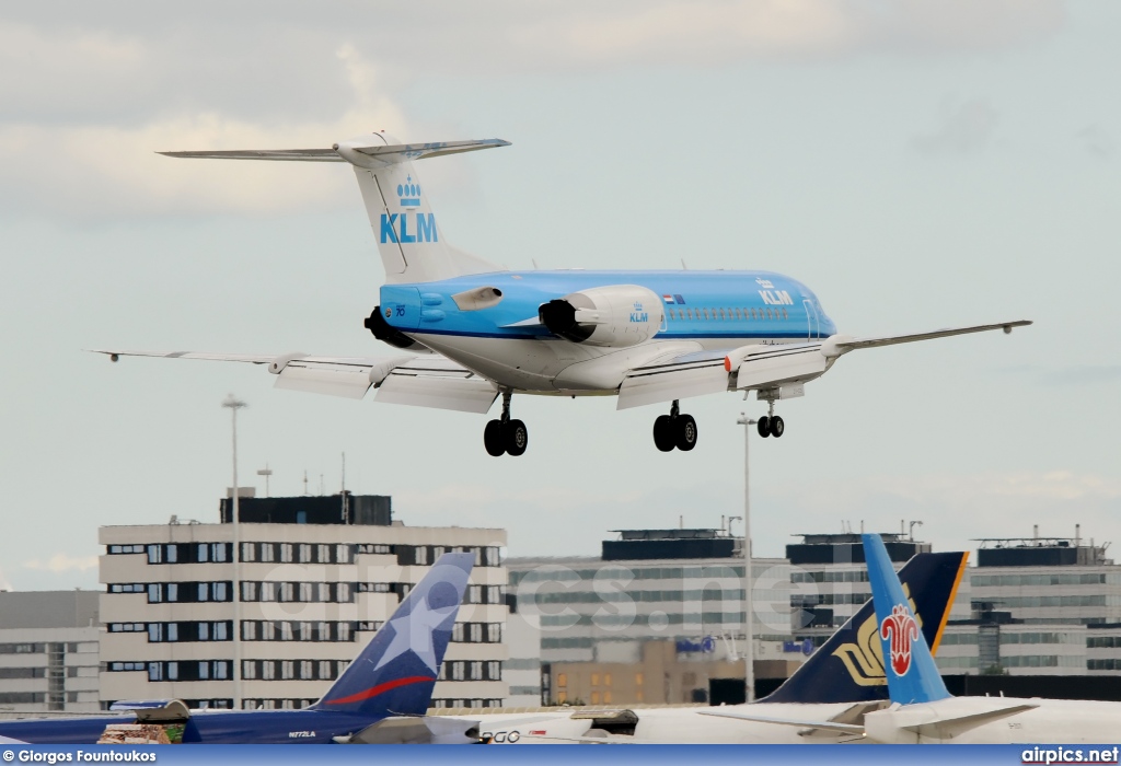 PH-KZG, Fokker 70, KLM Cityhopper