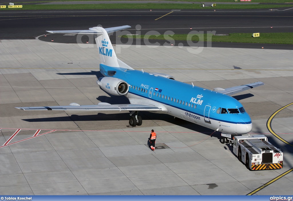 PH-KZG, Fokker 70, KLM Cityhopper