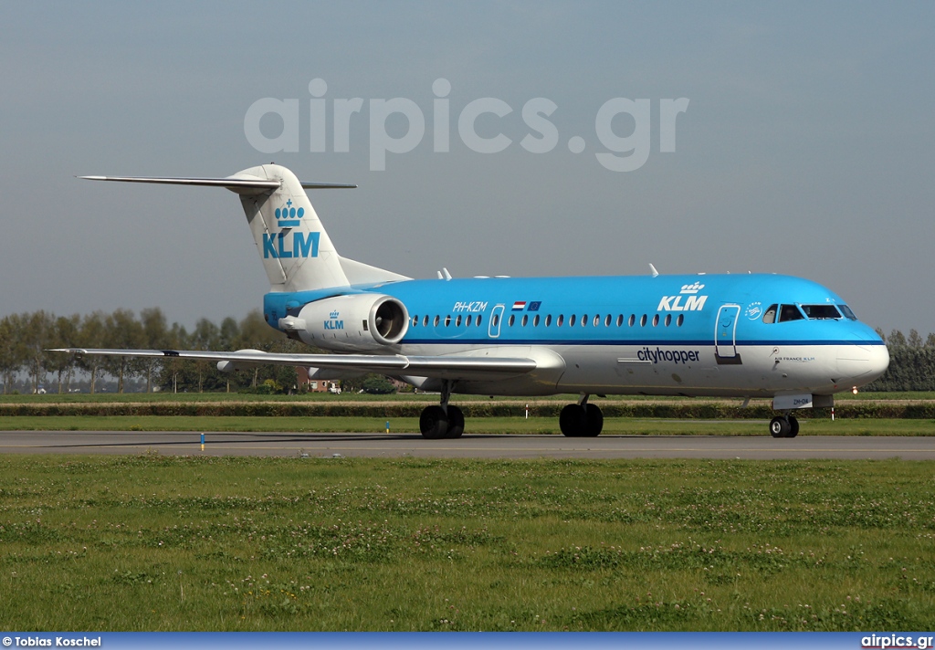 PH-KZM, Fokker 70, KLM Cityhopper