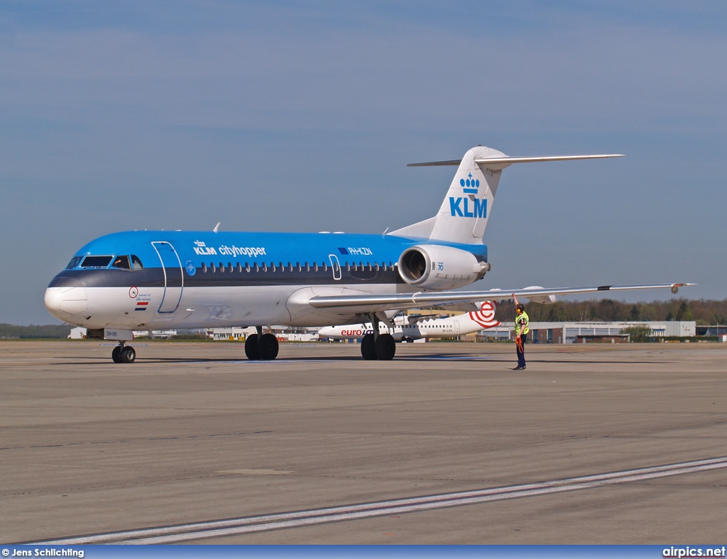 PH-KZN, Fokker 70, KLM Cityhopper