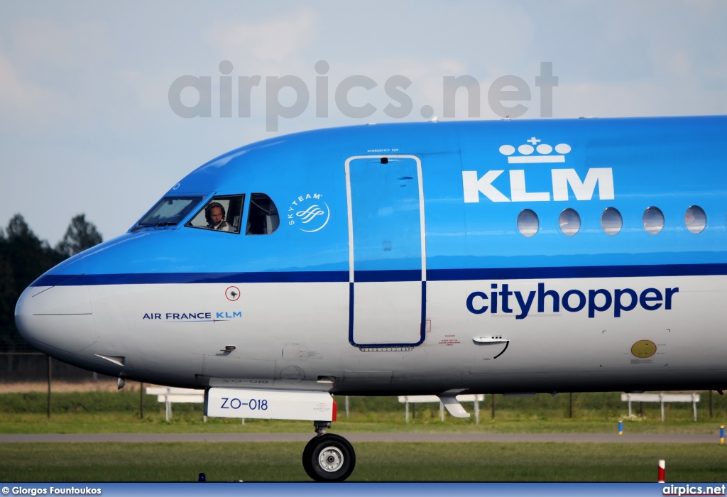 PH-KZO, Fokker 70, KLM Cityhopper