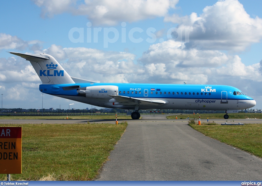 PH-KZP, Fokker 70, KLM Cityhopper