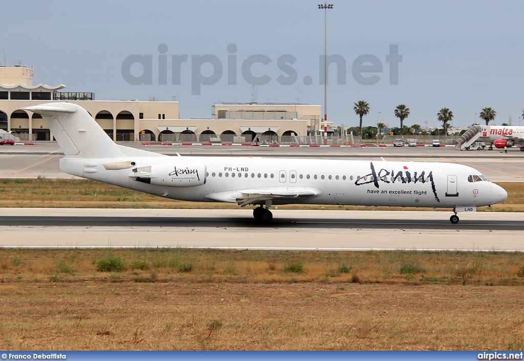 PH-LND, Fokker F100, Denim Air