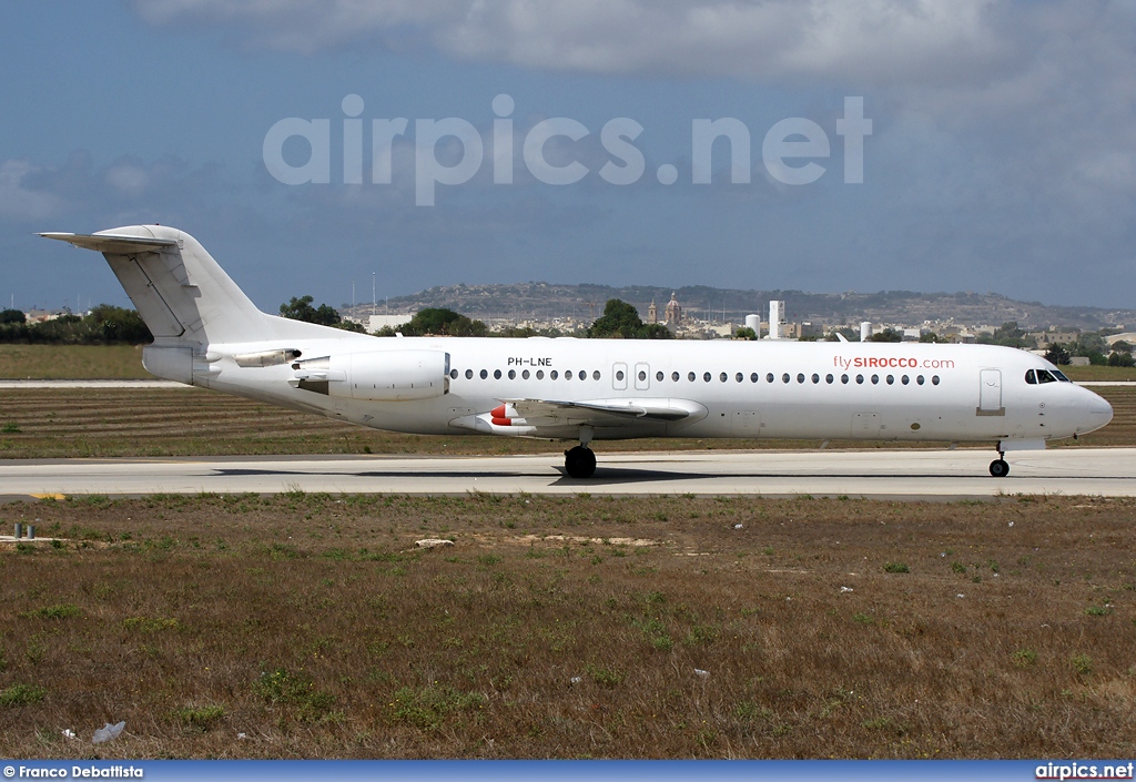 PH-LNE, Fokker F100, Sirocco Aviation