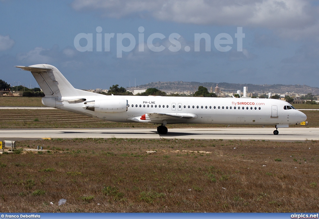 PH-LNE, Fokker F100, Sirocco Aviation