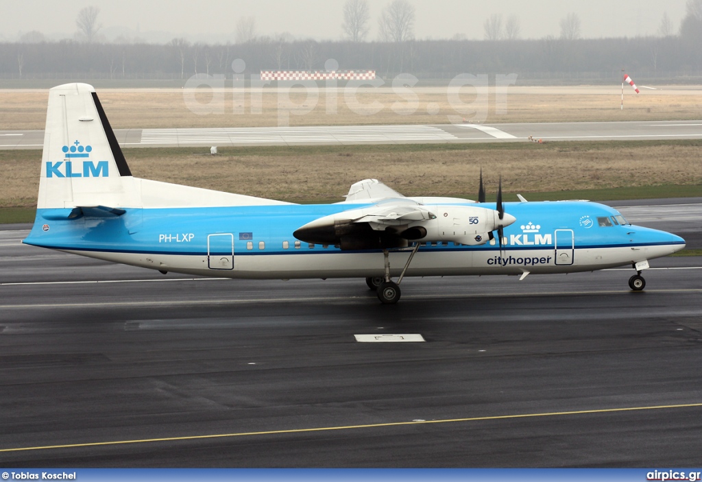 PH-LXP, Fokker 50, KLM Cityhopper