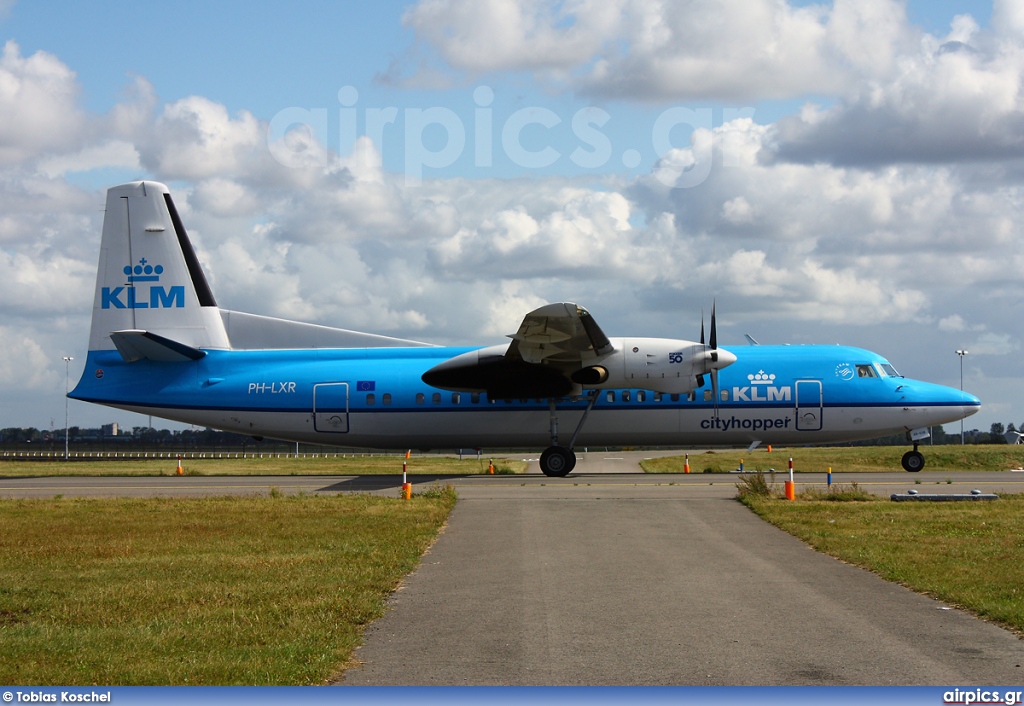 PH-LXR, Fokker 50, KLM Cityhopper