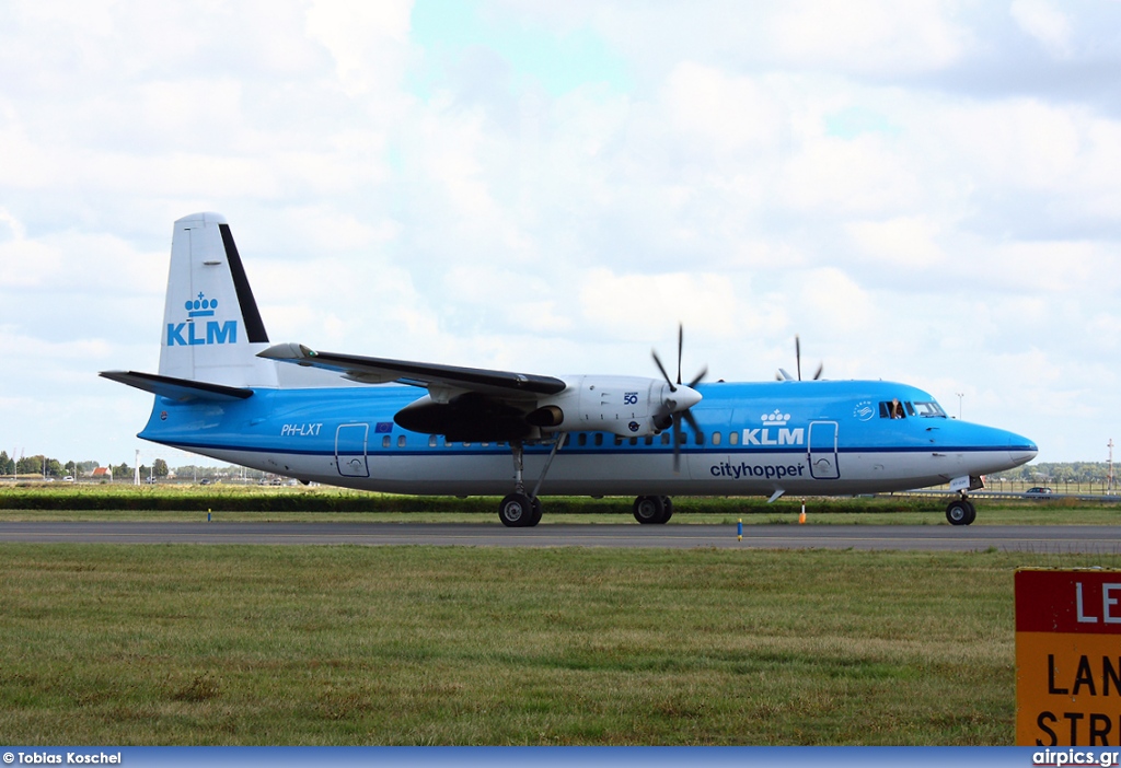 PH-LXT, Fokker 50, KLM Cityhopper