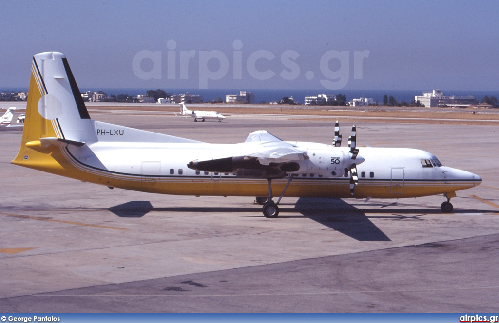 PH-LXU, Fokker 50, Royal Brunei