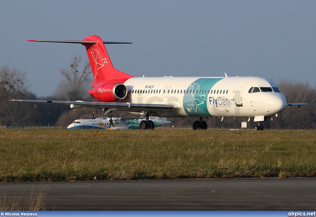 PH-MJP, Fokker F100, Denim Air