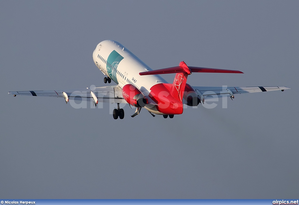 PH-MJP, Fokker F100, Denim Air