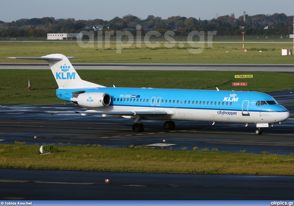 PH-OFM, Fokker F100, KLM Cityhopper