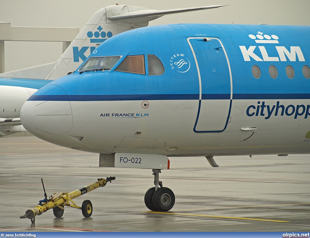 PH-OFO, Fokker F100, KLM Cityhopper