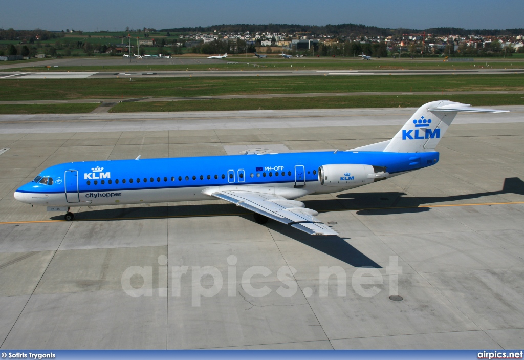 PH-OFP, Fokker F100, KLM Cityhopper