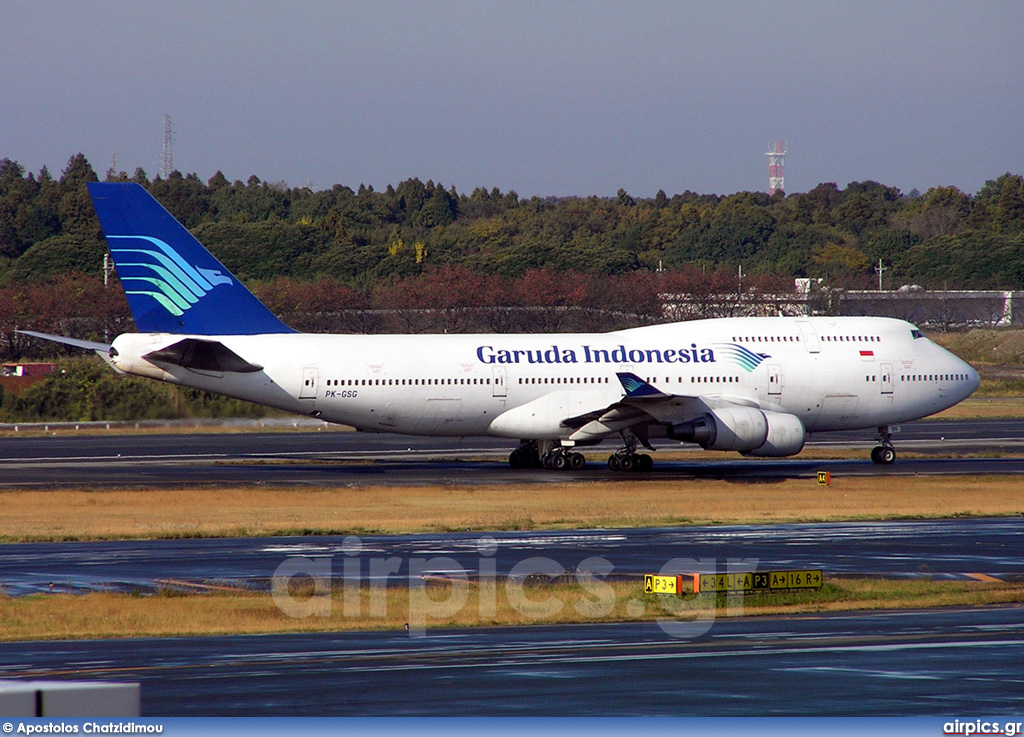 PK-GSG, Boeing 747-400, Garuda Indonesia