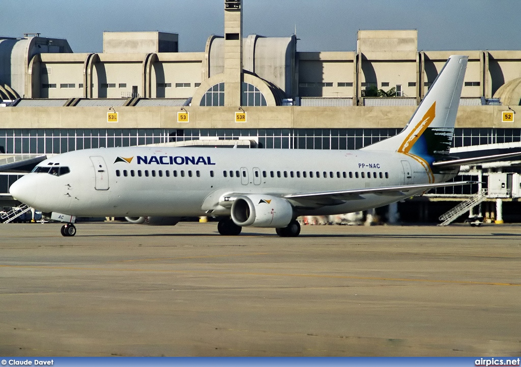 PP-NAC, Boeing 737-400, Nacional Transportes Aereos