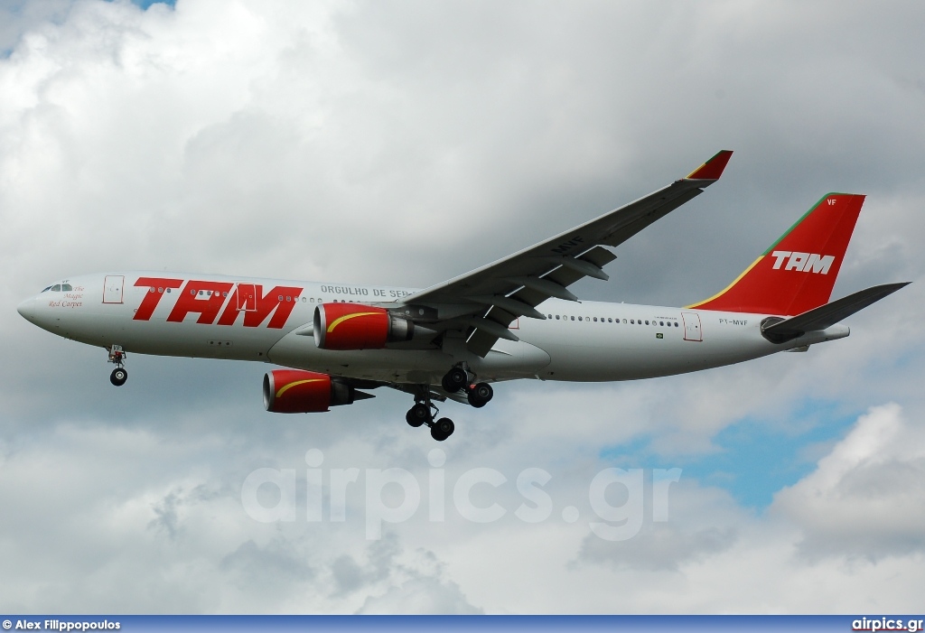 PT-MVF, Airbus A330-200, TAM Linhas Aereas