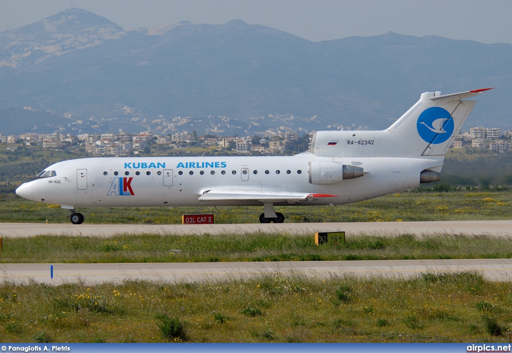 RA-42342, Yakovlev Yak-42-D, Kuban Airlines