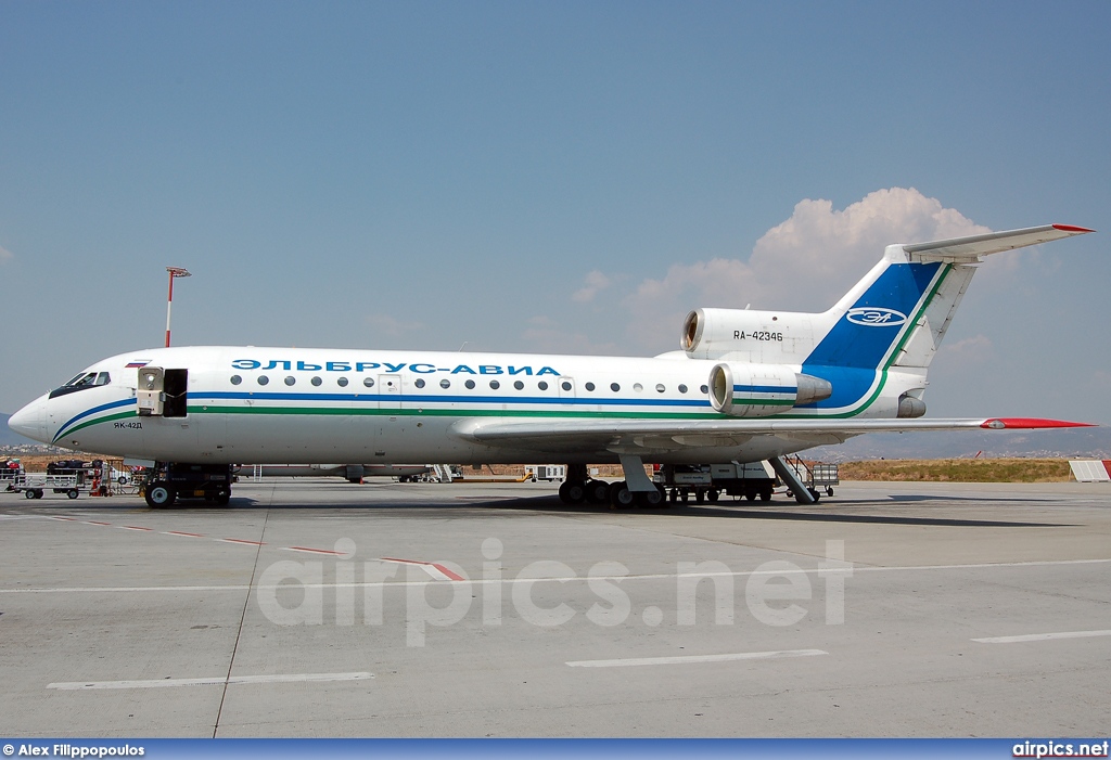 RA-42346, Yakovlev Yak-42-D, Elbrus-Avia